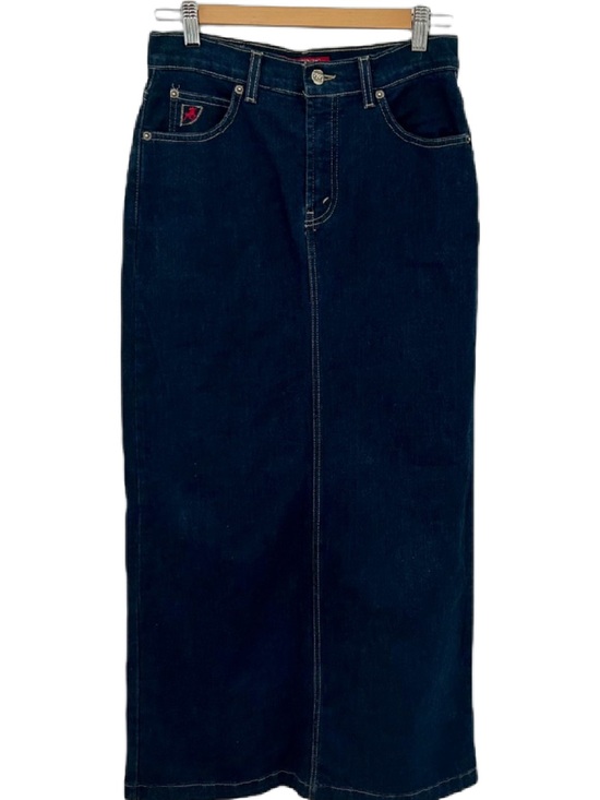 Lois Jeans Dresses & Skirts - Y2K Lois Denim Maxi Skirt Made in Canada Dark Wash Size 5